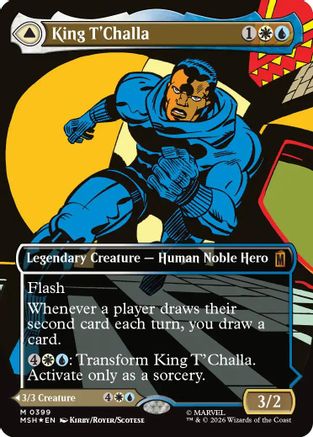 King T'Challa (Borderless) (0399) (MSH-399) (Foil)