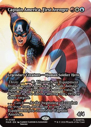 Captain America, First Avenger (Borderless) (MAR-088)
