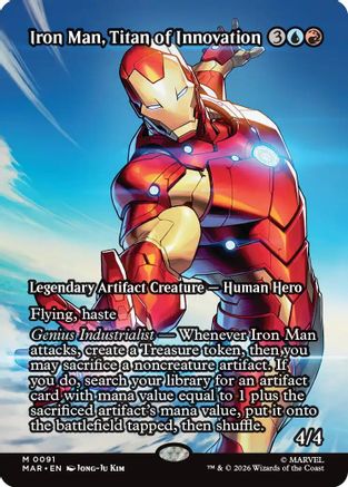 Iron Man, Titan of Innovation (Borderless) (MAR-091)