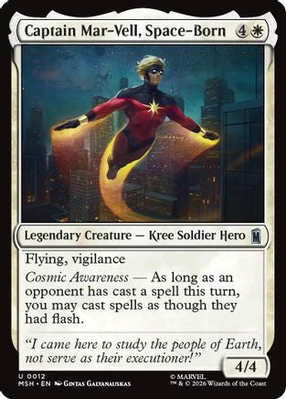 Captain Mar-Vell, Space-Born (MSH-012) (Foil)