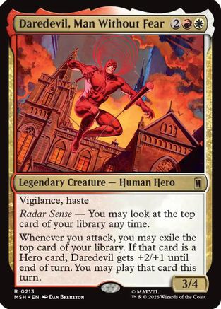 Daredevil, Man Without Fear (MSH-213) (Foil)