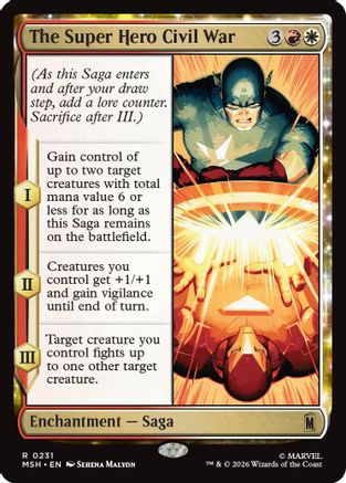 The Super Hero Civil War (MSH-231)