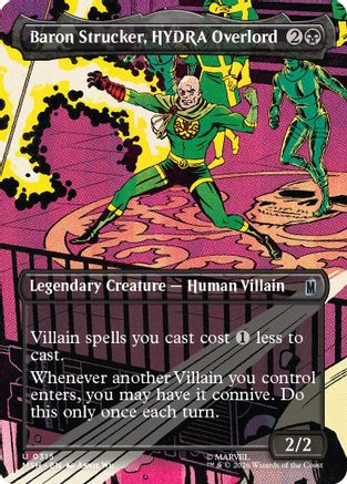 Baron Strucker, HYDRA Overlord (Borderless) (0315) (MSH-315) (Foil)