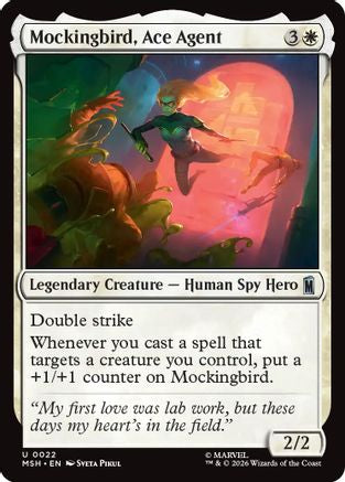Mockingbird, Ace Agent (MSH-022) (Foil)