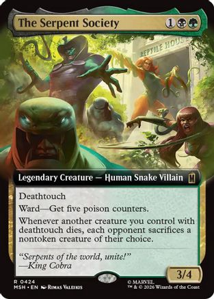 The Serpent Society (Extended Art) (MSH-424)