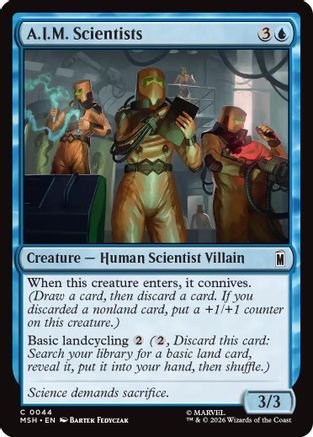 A.I.M. Scientists (MSH-044)