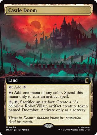 Castle Doom (Extended Art) (MSH-429) (Foil)