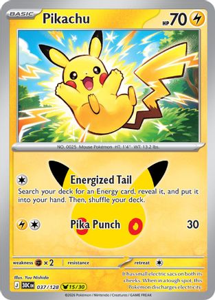Pikachu (30C-037) (Holofoil)