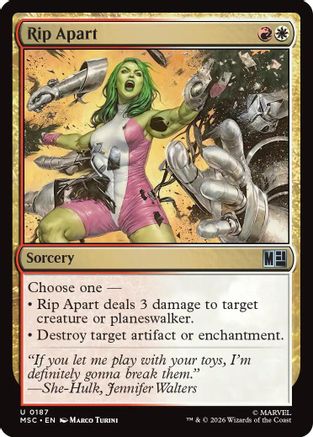 Rip Apart (Surge Foil) (MSC-187)