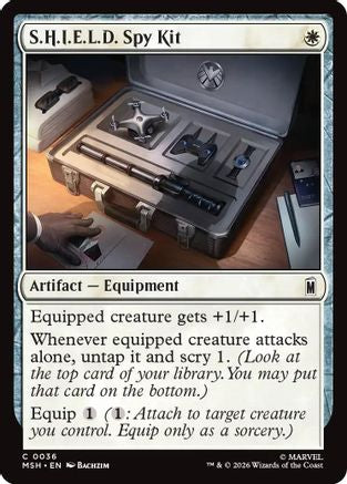 S.H.I.E.L.D. Spy Kit (MSH-036) (Foil)