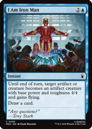 I Am Iron Man (MSH-058) (Foil)