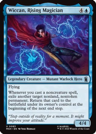 Wiccan, Rising Magician (MSH-083) (Foil)