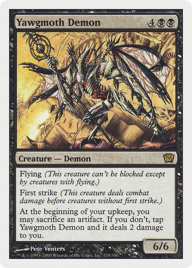 Yawgmoth Demon (9ED-170★) (Foil)