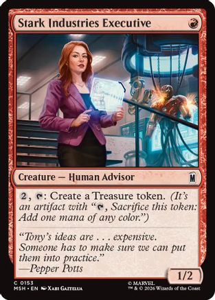 Stark Industries Executive (MSH-153) (Foil)