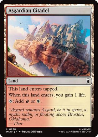 Asgardian Citadel (MSH-258) (Foil)