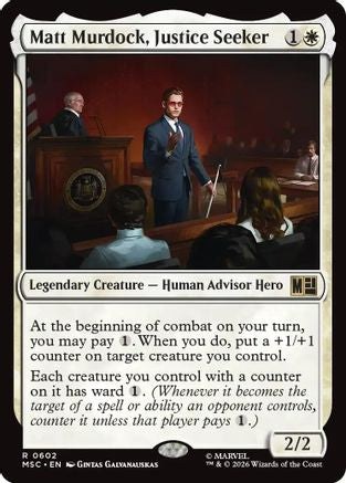 Matt Murdock, Justice Seeker (MSC-602) (Foil)