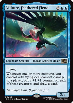 Vulture, Feathered Fiend (MSC-645) (Foil)