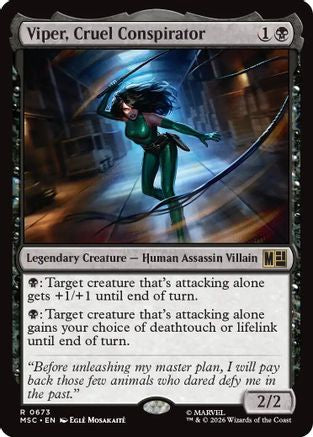 Viper, Cruel Conspirator (MSC-673) (Foil)