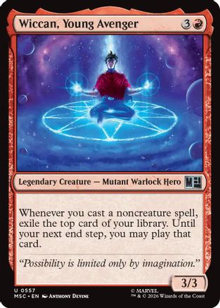 Wiccan, Young Avenger (MSC-557)