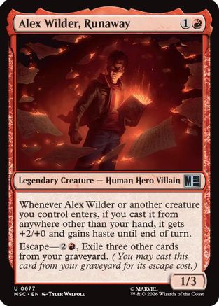 Alex Wilder, Runaway (MSC-677) (Foil)