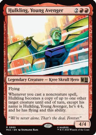 Hulkling, Young Avenger (MSC-689) (Foil)