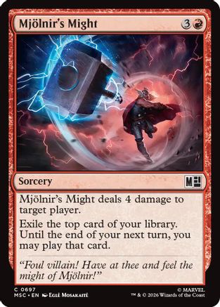 Mjollnir's Might (MSC-697) (Foil)