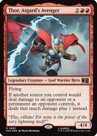 Thor, Asgard's Avenger (Surge Foil) (MSC-883)