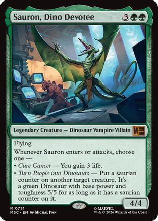 Sauron, Dino Devoteee (MSC-731) (Foil)