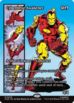 Cyberdrive Awakener (Borderless) (MAR-053) (Foil)