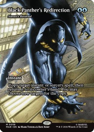 Black Panther's Redirection - Narset's Reversal (Borderless) (MAR-058)