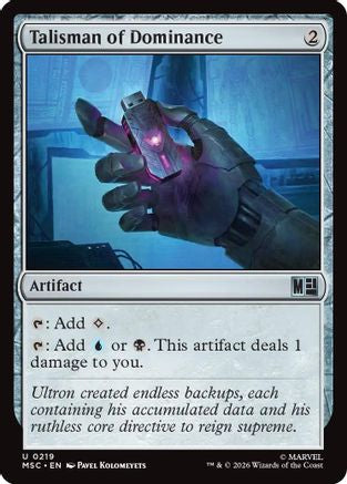 Talisman of Dominance (Surge Foil) (MSC-219)