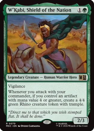 W'Kabi, Shield of the Nation (Surge Foil) (MSC-070)