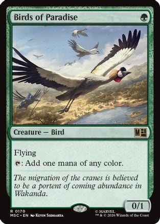 Birds of Paradise (Surge Foil) (MSC-170)