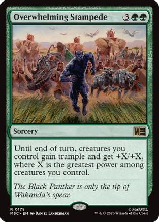 Overwhelming Stampede (Surge Foil) (MSC-178)