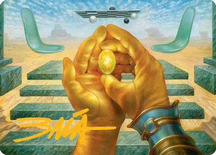 The Mind Stone Art Card (Gold-Stamped Signature) (AAMSH-003)