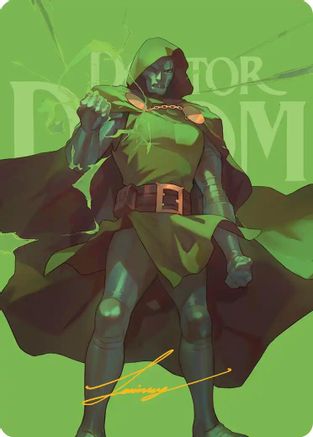 Doctor Doom Art Card (Gold-Stamped Signature) (AAMSH-024)