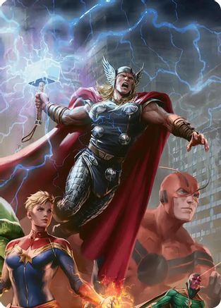 Thor, Guardian of Midgard Art Card (AAMSH-003)