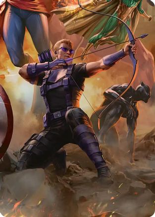 Hawkeye, Trick Shot Art Card (AAMSH-006)