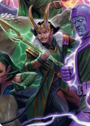 Loki, God of Lies Art Card (AAMSH-012)