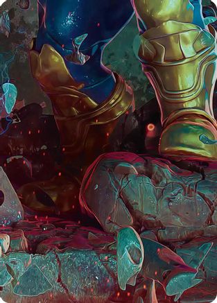 Thanos, the Mad Titan Art Card (8/9) (AAMSH-008)