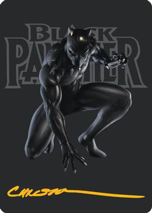 Black Panther, Hope Enduring Art Card (Gold-Stamped Signature) (AAMSH-027)