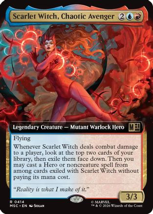 Scarlet Witch, Chaotic Avenger (Extended Art) (MSC-414)