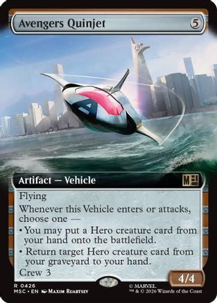 Avengers Quinjet - Hammer of Nazahn (Extended Art) (MSC-426)