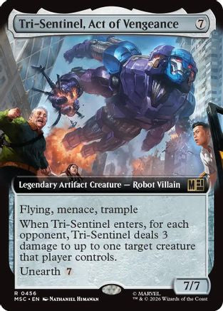 Tri-Sentinel, Act of Vengeance (Extended Art) (MSC-456)