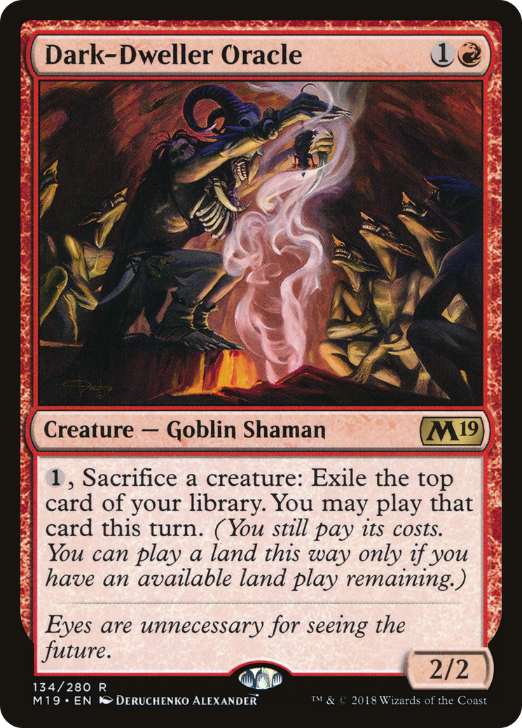 Dark-Dweller Oracle (M19-134) (Foil)