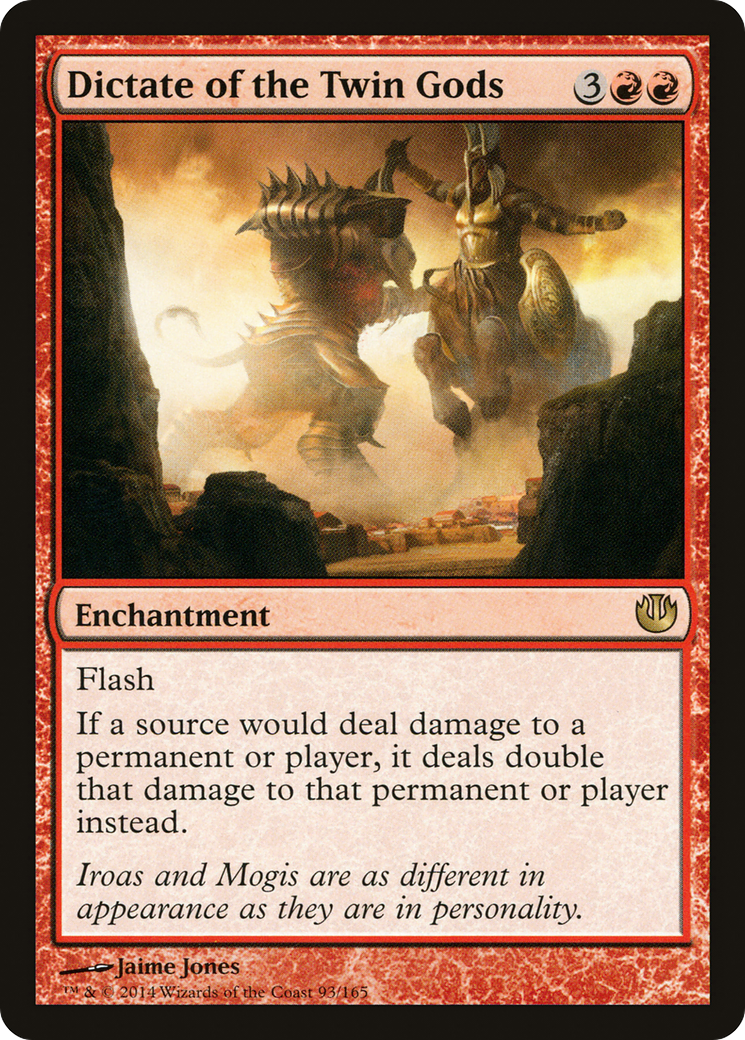 Dictate of the Twin Gods (JOU-093) (Foil)