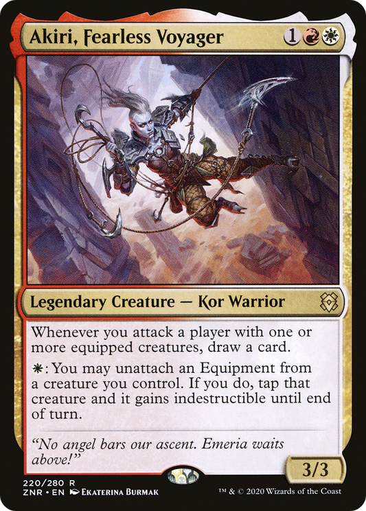 Akiri, Fearless Voyager (ZNR-220) (Foil)