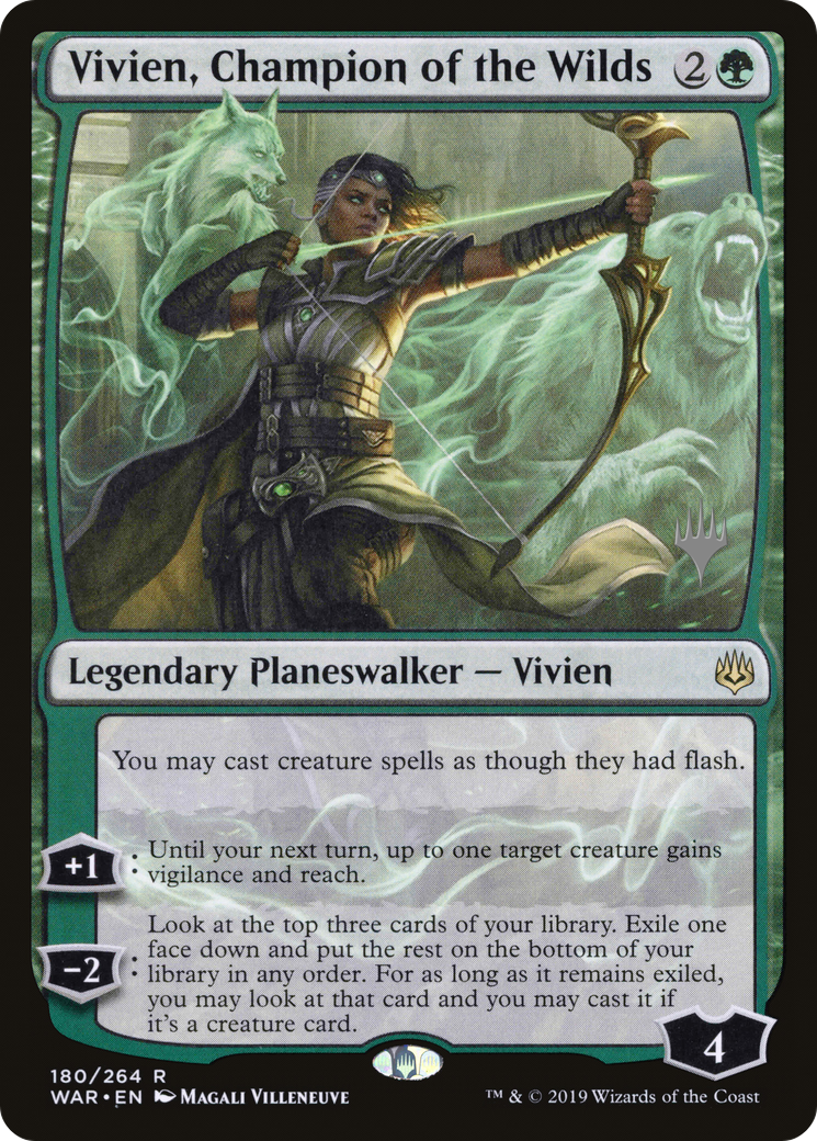 Vivien, Champion of the Wilds (PPELD-180P) (Foil)