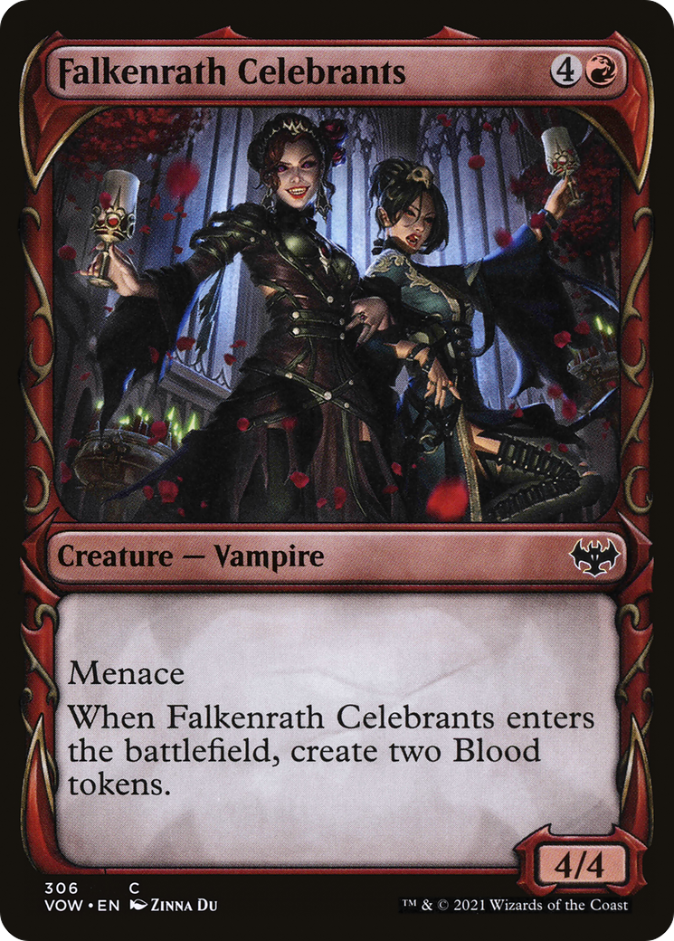 Falkenrath Celebrants (VOW-306) (Showcase) (Foil)