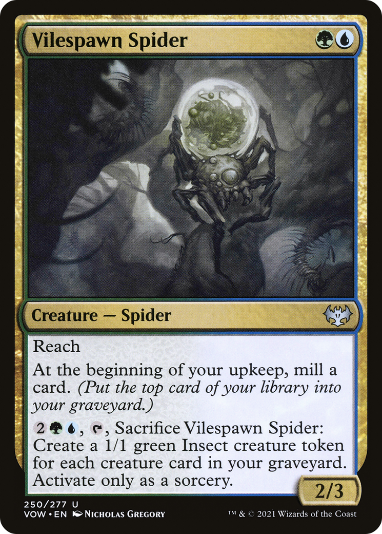 Vilespawn Spider (VOW-250) (Foil)
